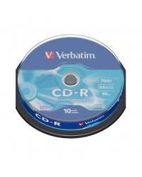 CD-R VERBATIM 43437�700MB/80�DATA LIFE CAKE 10SZT